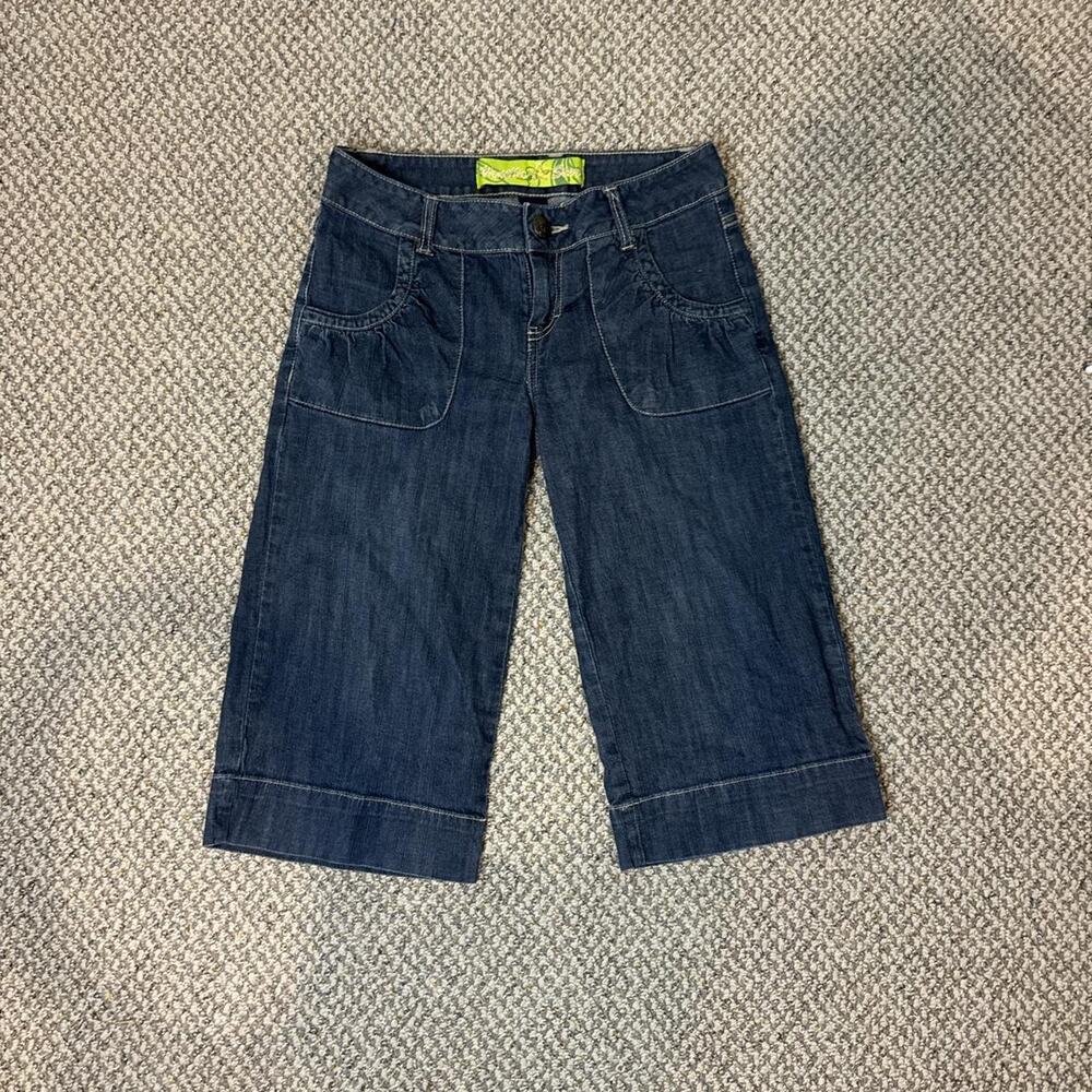 Perfect vintage y2k low rise jort capris